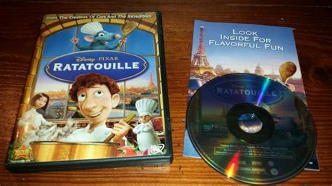 Ratatouille Dvd 2007 Disney Pixar Childrens Kids Mouse Cooking