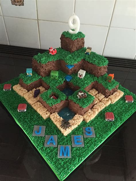 Minecraft Cake Design For Boy