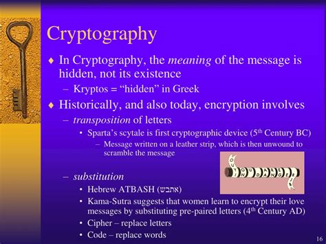 Ppt Steganography And History Of Cryptography Powerpoint Presentation