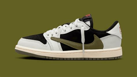 Air Jordan 1 Low Travis Scott “olive” Une Date De Sortie Et Des