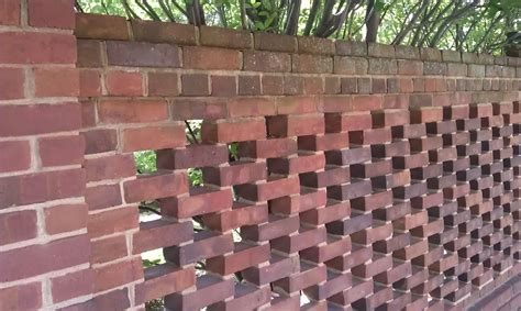Pierced Brick Garden Wall At The Todd House In Lexington Ky Brick