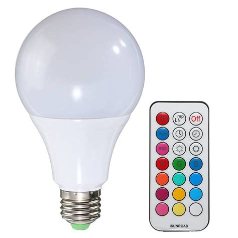 Rgb Led Light Bulb E27 B22 10w 2835smd5050smd Dimmable Rgbw Color
