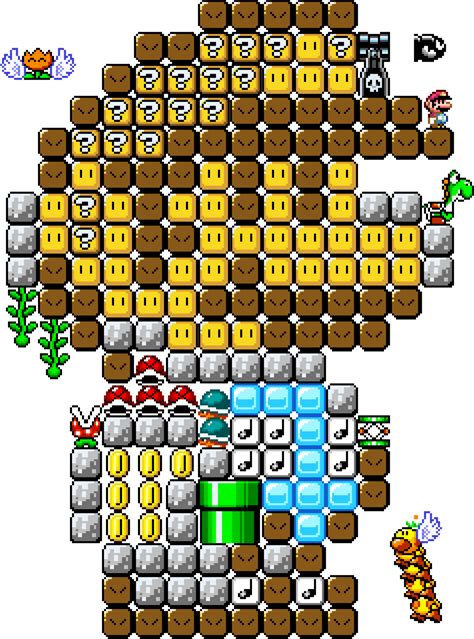 Super Mario World Sprite Sheet Pixel Art Games Super Mario Rpg Sprite