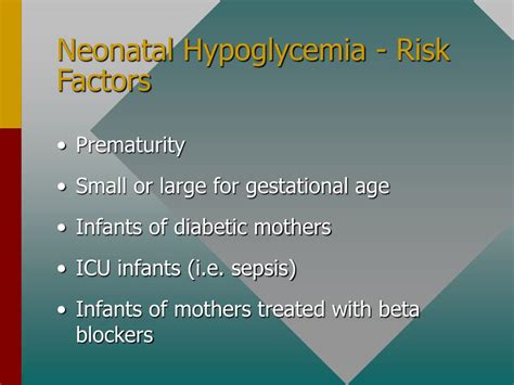 Ppt Neonatal Hypoglycemia Powerpoint Presentation Free Download Id 2777283