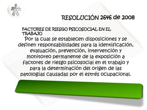 Ppt ResoluciÓn 2646 De 2008 Powerpoint Presentation Free Download