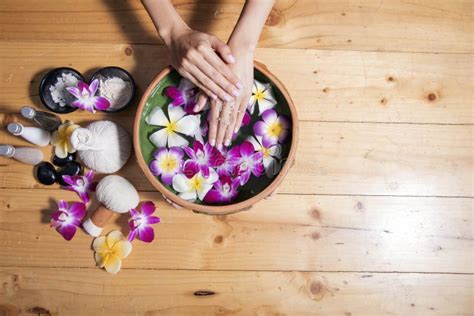 Spa Hand Massage Therapy Relax Treatment In Spa Salon Happiness Beauty Skin Organic Massage