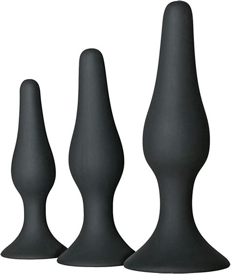 easytoys anal collection buttplug set 3 buttplugs 8 cm 3 15 inch to 16 cm