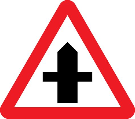Crossroads Road Sign Road Traffic Warning We Do Safety Signs