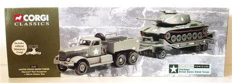 Corgi Toys 150 55101 U S Armed Forces Diamond T Transporter And M60 Tank