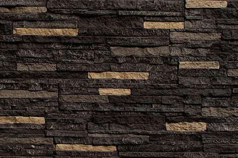 Stoneworks Stoneworks Faux Stone Siding Stacked Stone Bedford Coal