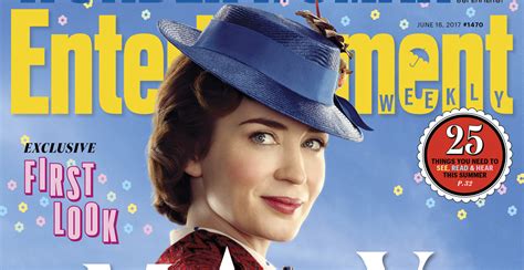 Emily Blunt As Mary Poppins First Look Mary Poppins Returns Photo