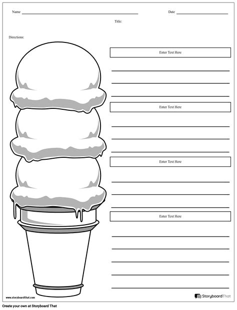 Ice Cream Cone Activity Printable