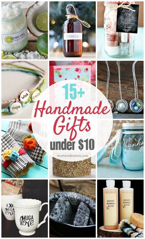 Apart from hosting people, decorating your house, or maybe renovating it. 15+ Handmade Gift Ideas Under $10! | Handmade gifts ...