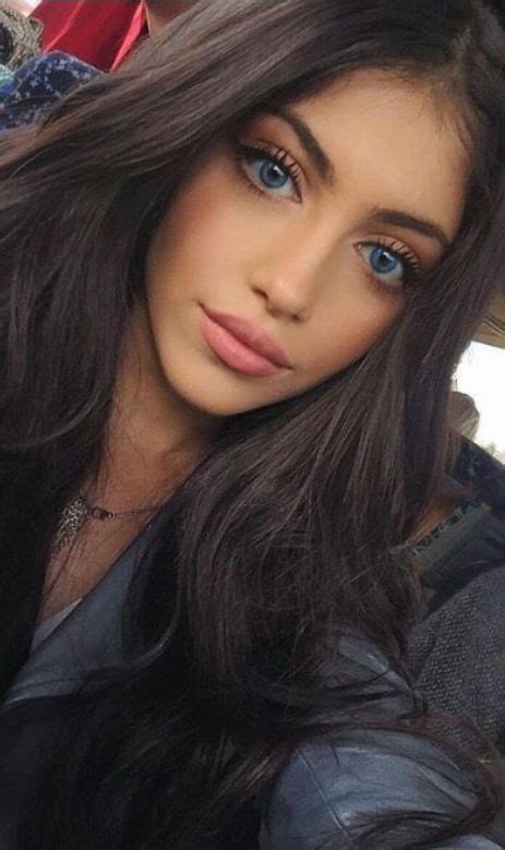 αυвreyтαтe ☾♡ Dark Hair Blue Eyes Hair Beauty Beauty Face