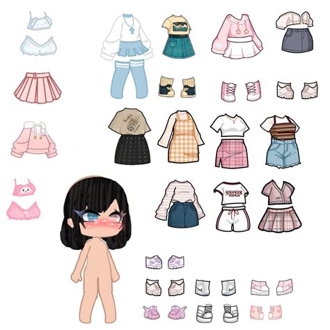 Gacha Plantilla In 2023 Barbie Paper Dolls Cute Kawaii Drawings