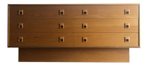 Vintage Mid-Century Danish Modern Style Dresser / Chest of Drawers on png image