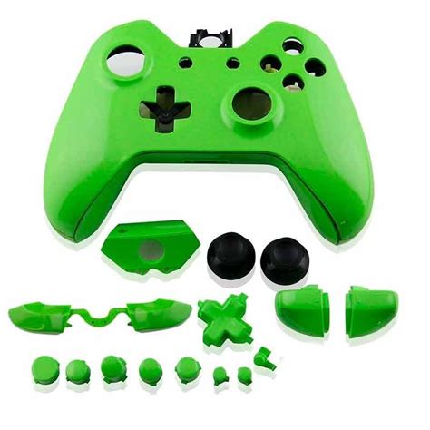 Carcasa Completa Botones Mando Xbox One V1 Verde Xbox One Repu