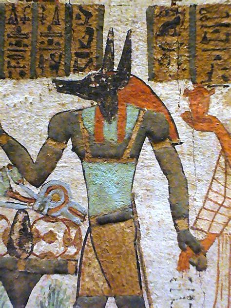 Ancient Egyptian Wall Painting Depicting Anubis Metropolit… Flickr