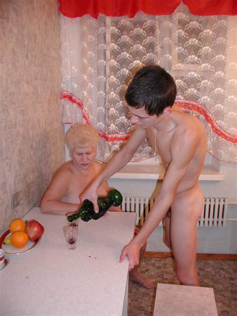 Russian Granny Margot Fucks The Lodger In The Kitchen Pics