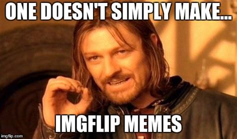One Does Not Imgflip