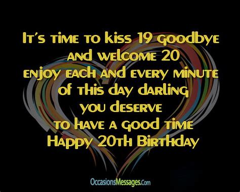 Happy 20th birthday, my energetic nephew. 20th Birthday Wishes | 20th birthday wishes, 20th birthday ...