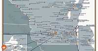 A map of the Breweries, Distilleries, Wineries and Cideries in ...
