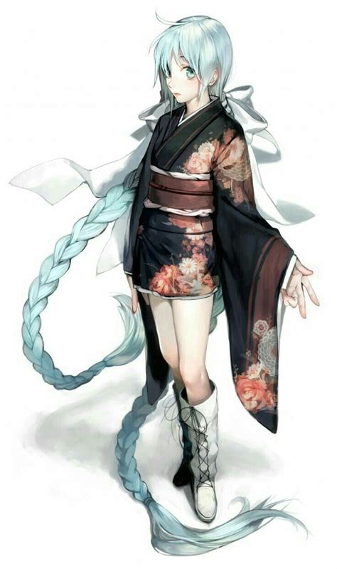 Kumpulan Anime Girl  Kimono Animasiexpo