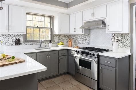 If you have a marble backsplash that features gray tones, try using a gray color on the. 5 Most Popular Kitchen Cabinet Colors and Styles