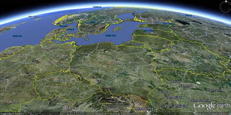 Poland Map And Poland Satellite Image