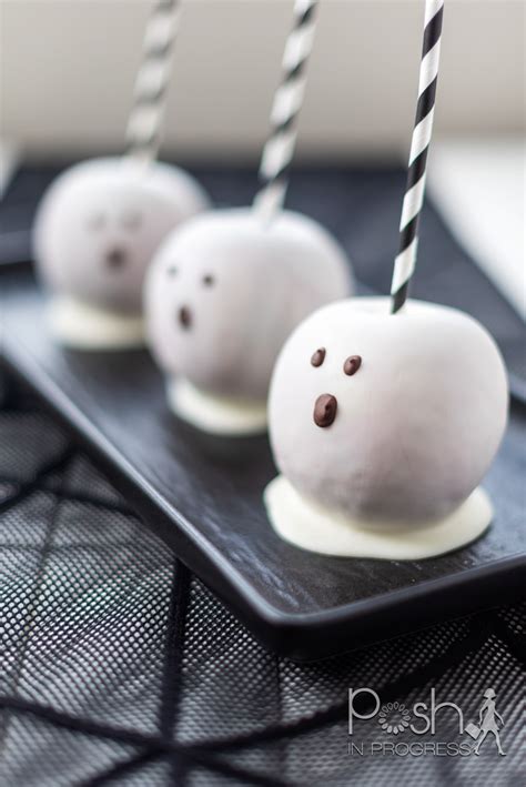 Halloween Candy Apples How To Make These Adorable Ghost Apples Posh