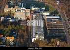 Aerial view, University of Hagen, Open University, Hagen, Ruhr Area ...