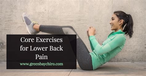 Core Exercises For Lower Back Pain Lifestyle Chiropractic