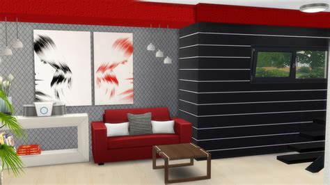 Corporation Simsstroy The Sims 4 Wall Covering Modern Geometry