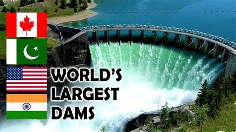 Dams are some of the largest marvels of human creation. 10 Most Beautiful Largest Dams in the World - YouTube