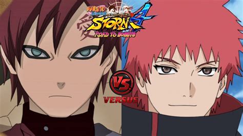 Gaara Kazekage Vs Sasori Akatsuki Nsuns4 Latino Youtube