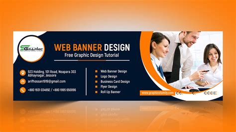 How To Design Professional Web Banner Ad In Photoshop Youtube