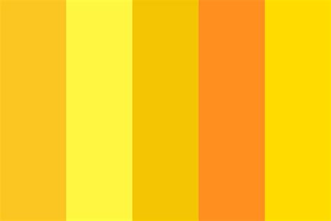 Positive Yellow Color Palette