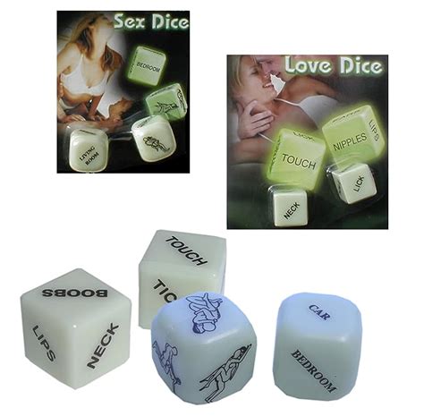 Sex Dice And Love Dice Glow In The Dark Uk Health And Personal Care
