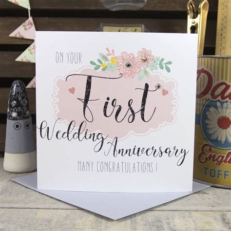 On Your First Wedding Anniversary Many Congratulations Wowvow Weddings
