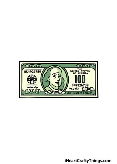 How To Draw A Dollar Bill A Step By Step Guide In 2022 Dollar Bill