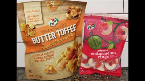 7 Eleven 7 Select Butter Toffee Caramel Popcorn Clusters And Gummi