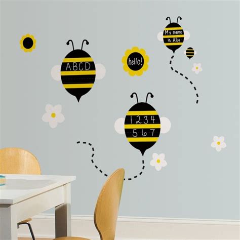 Spelling Bees Chalk Peel And Stick Wall Decals Chalkboard Wall Decal