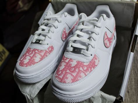 The products include custom shoes, sneakers, outfits, and other items from nike, adidas, vans, air force one and other sneaker/fashion brands. "Pink Dior" Air Force 1 | THE CUSTOM MOVEMENT