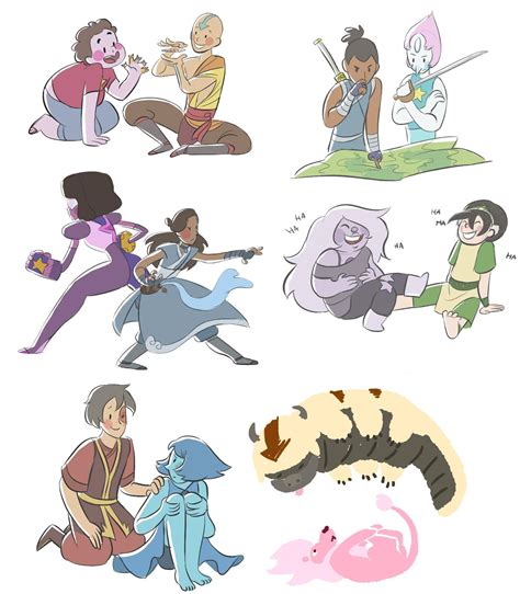 Steven Universe The Last Airbended The Heroes Crossover Know Your Meme