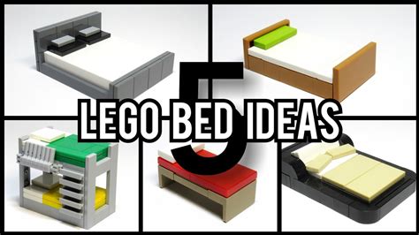 5 Lego Bed Ideas 2 Moc Tutorial Youtube