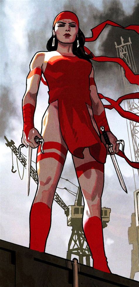 Elektra by Daniel Acuña Marvel elektra Marvel daredevil Marvel comics art