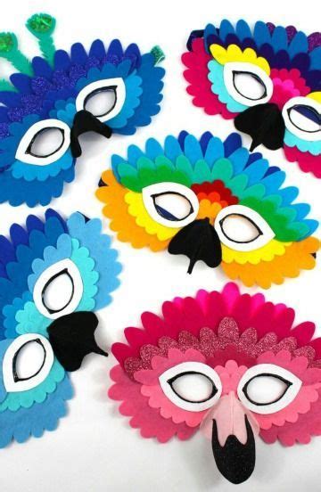 Preciosas Mascaras De Aves Para Niños Y Sus Disfraces En 2020
