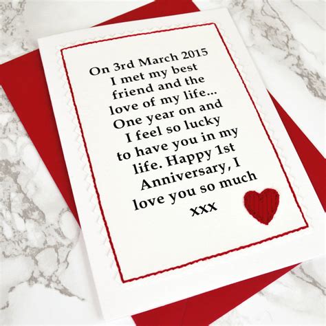 When We Met Personalised Anniversary Card By Jenny Arnott Cards And Ts