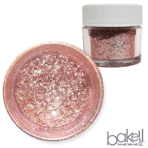 Rose Gold Tinker Dust Edible Glitter Bakell Food Grade Etsy Edible