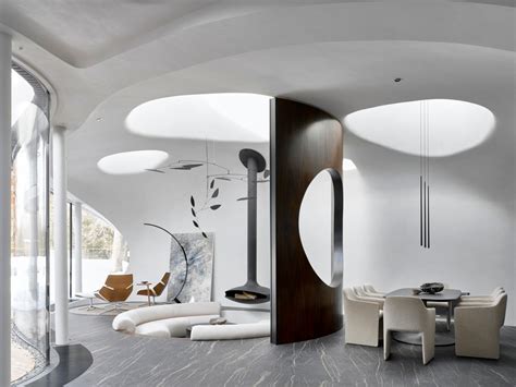 Niko Architect Design A Futuristic Looking Home Thats All About Curves